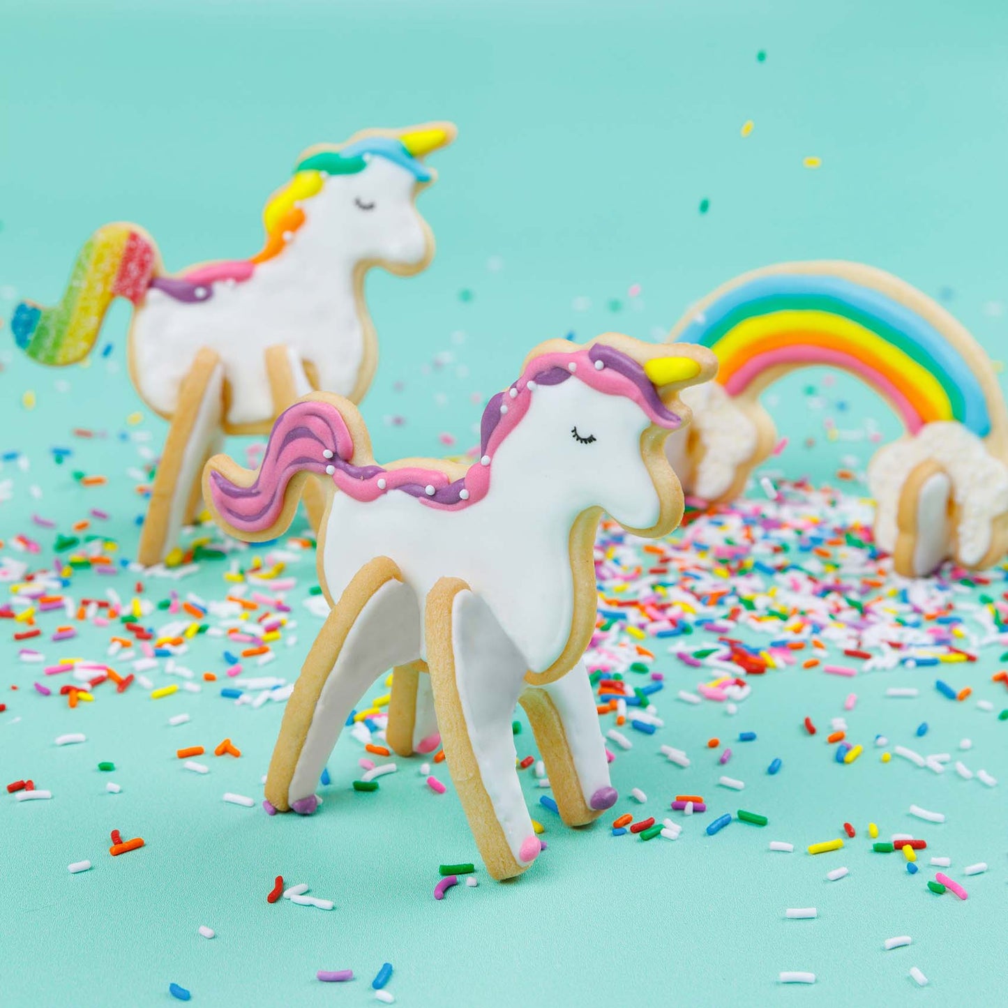 Set biscotti 3D unicorni - Chefclub