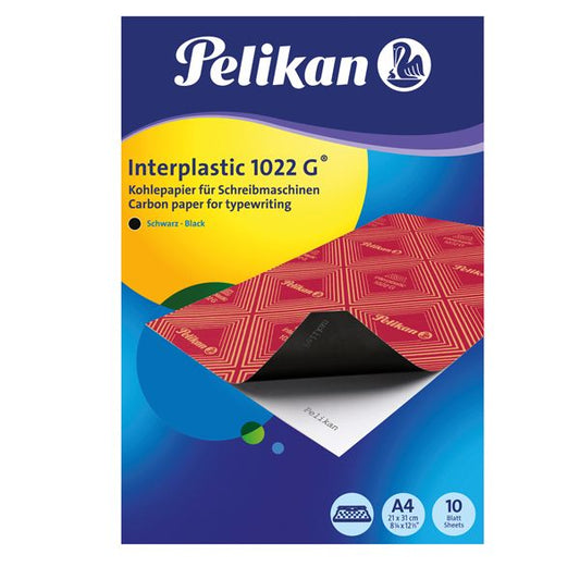 Carta carbone Pelikan A4 per scrittura a macchina 10fg nera