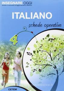 Insegnare Oggi Italiano Schede 4 