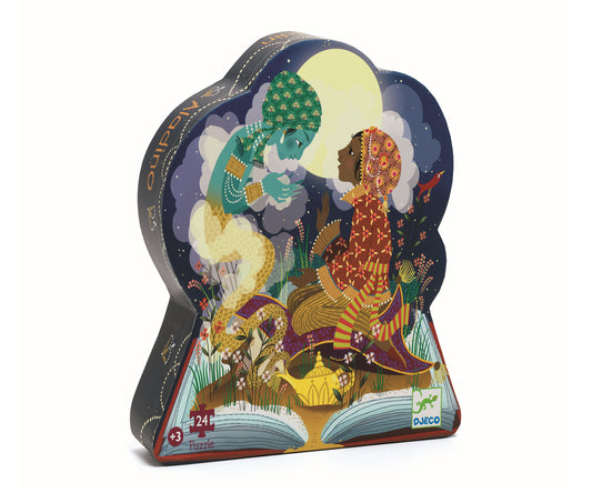 Puzzle silhouette - Aladin 24 pz