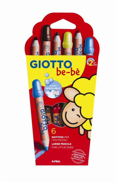 Giotto bebe' matitoni 6pz