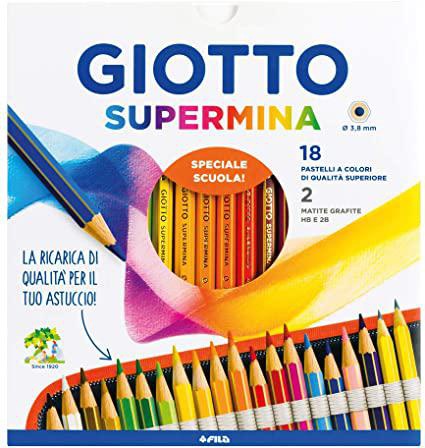 Pastelli 18pz supermina giotto