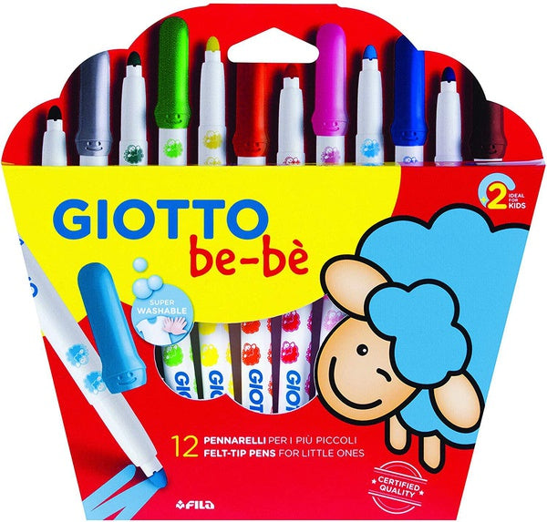 Giotto bebe' pennarelli 12pz