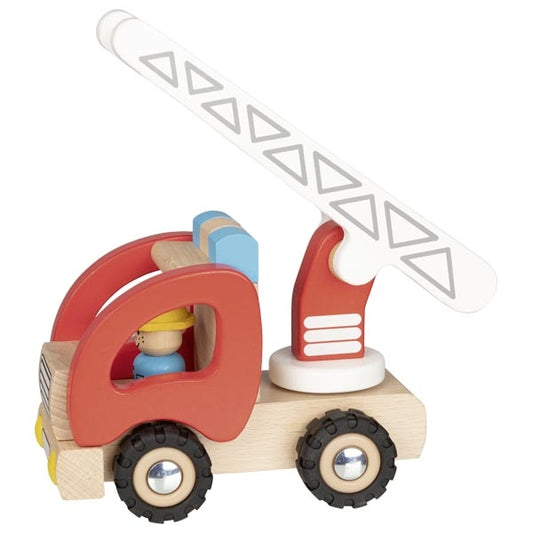 Camion dei pompieri con scala