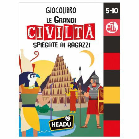 Libro-gioco le grandi civiltà spiegate ai ragazzi