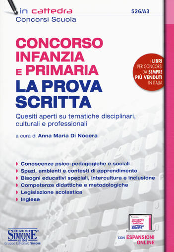 Concorso Infanzia e Primaria. La prova scritta. Quesiti aperti su tematiche disciplinari, culturali e professionali. Con espansione online - Centroscuola