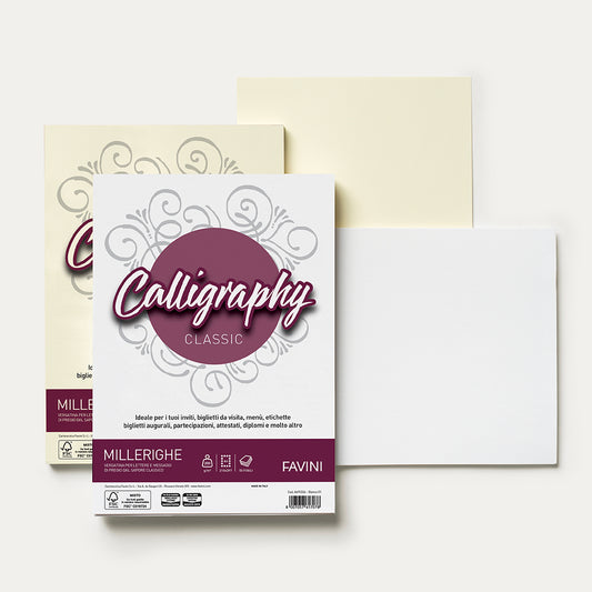 Calligraphy Millerighe - Avorio 02