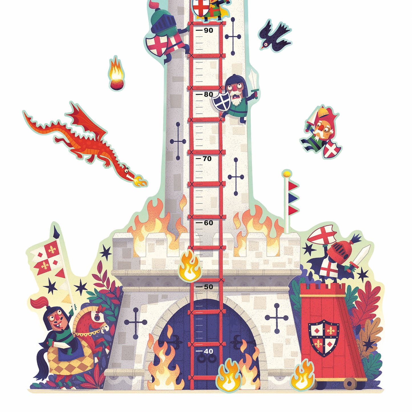 Metro murale - La torre dei cavalieri