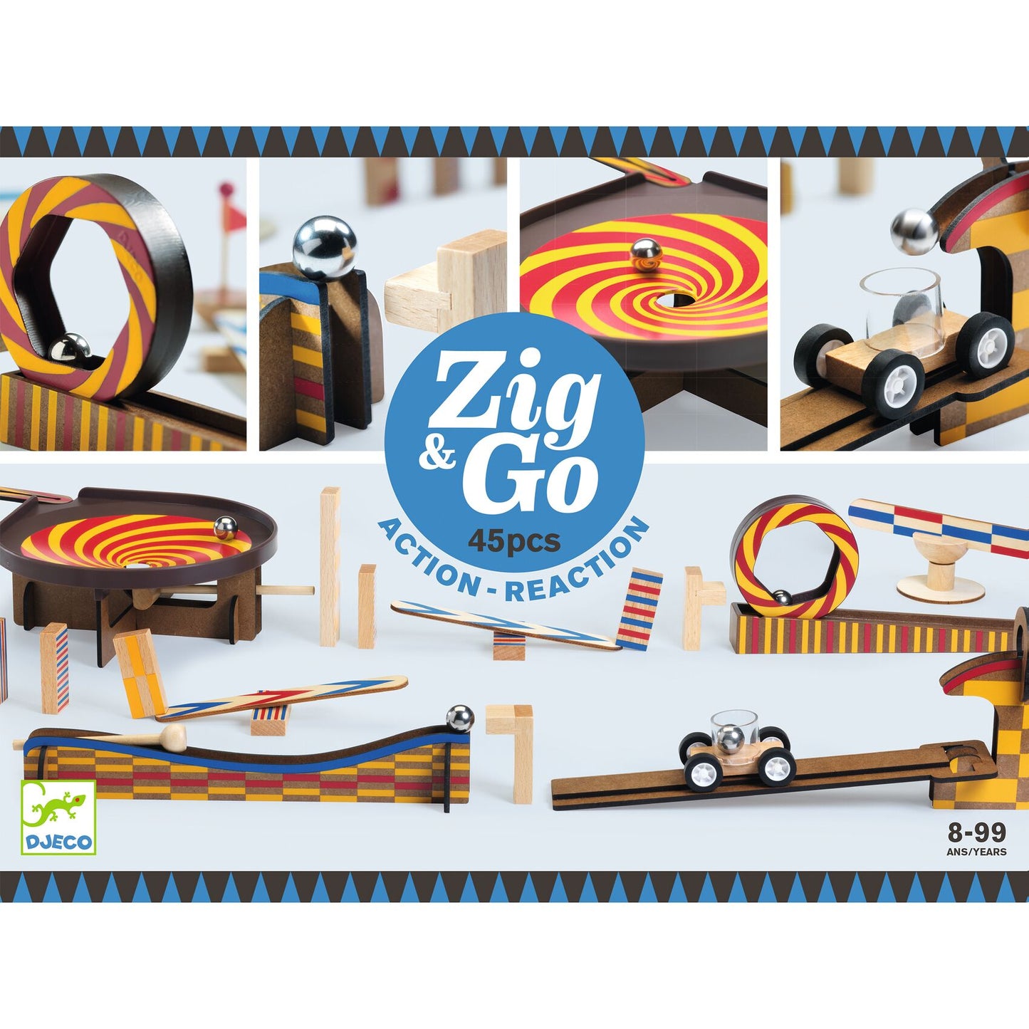 Zig & Go - Azione reazione 45 pezzi