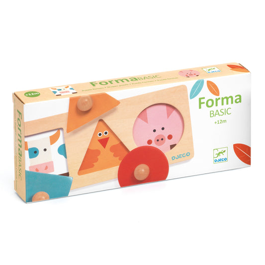 FormaBasic - Puzzle ad incastro con pomelli