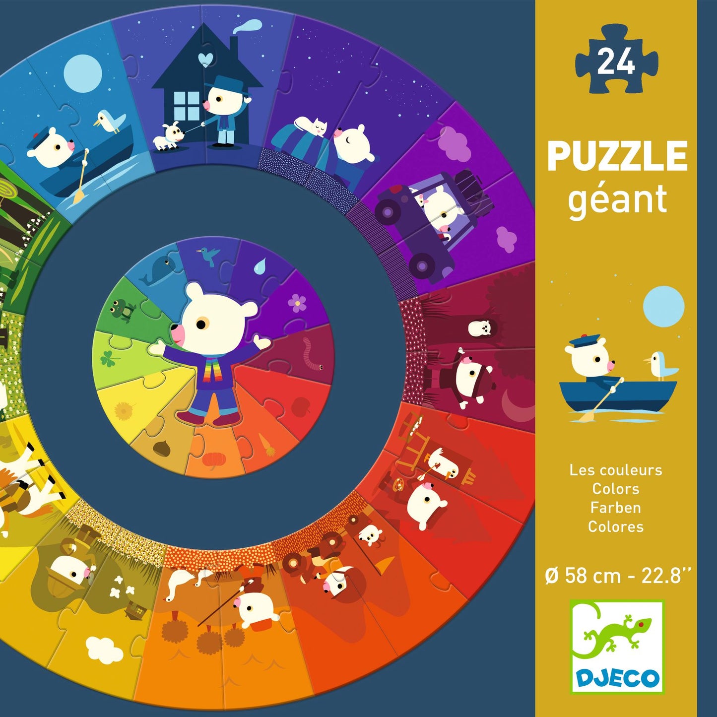 Puzzle gigante Colors 24pz