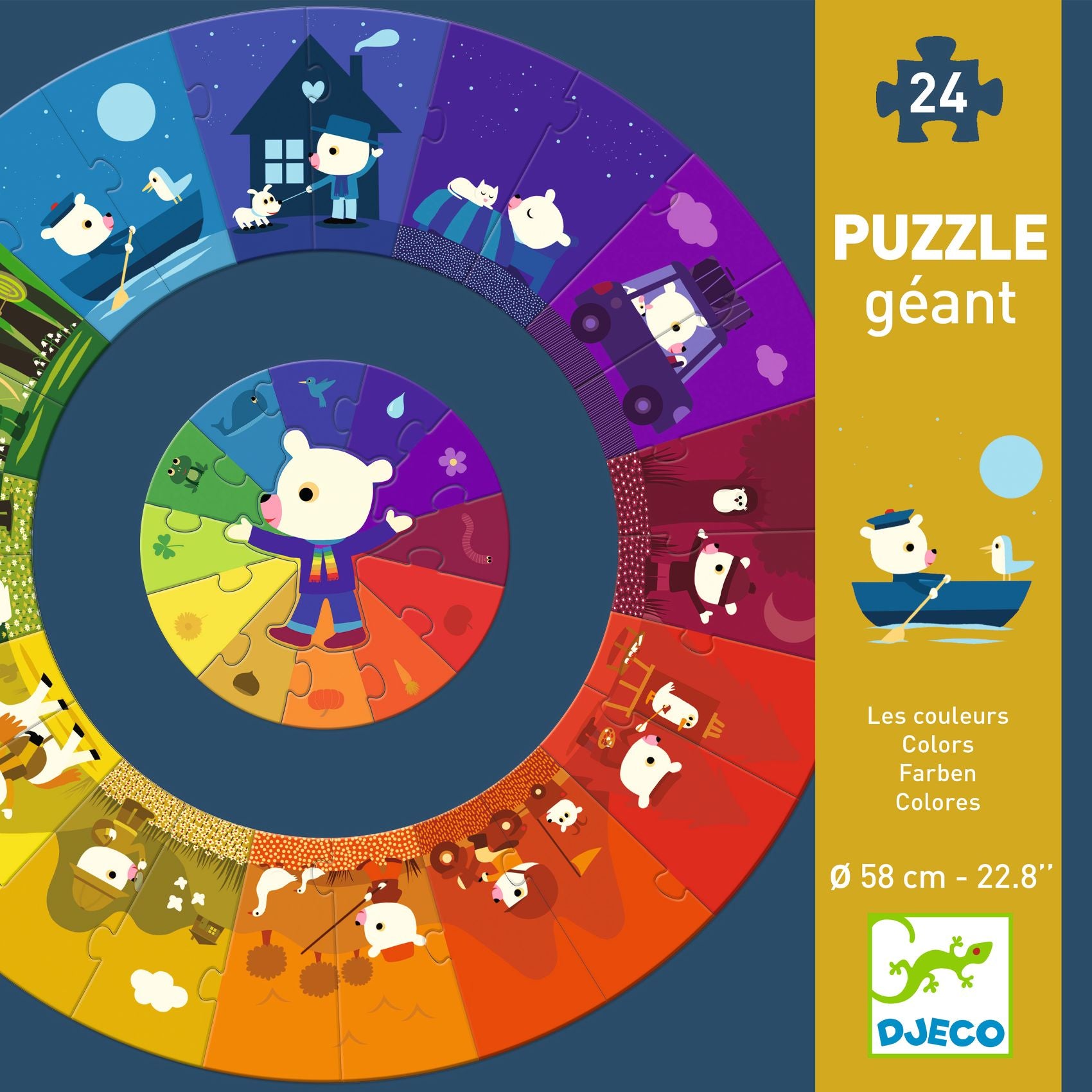 Puzzle gigante Colors 24pz - Centroscuola