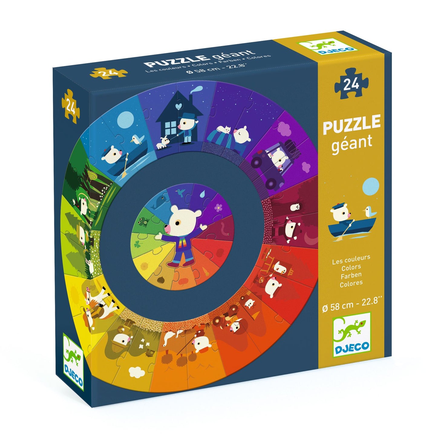 Puzzle gigante Colors 24pz