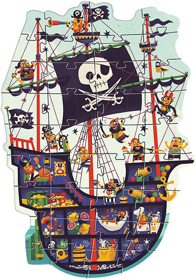 La battaglia dei pirati puzzle gigante 36pz