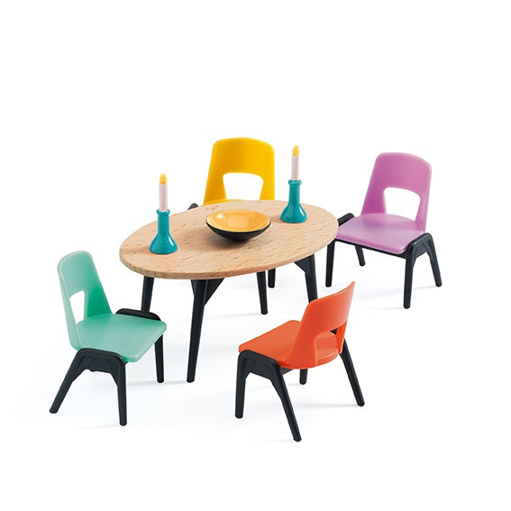 Tavolo + sedie / casa delle bambole