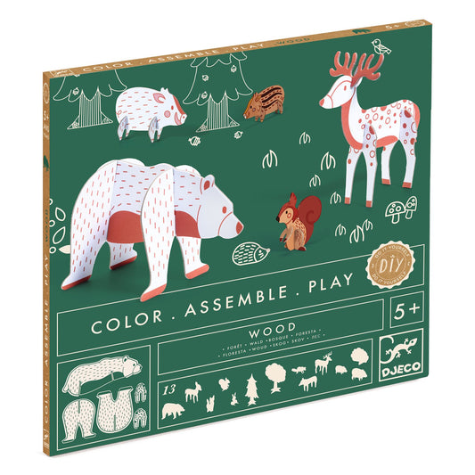 Wood - Color Assemble Play