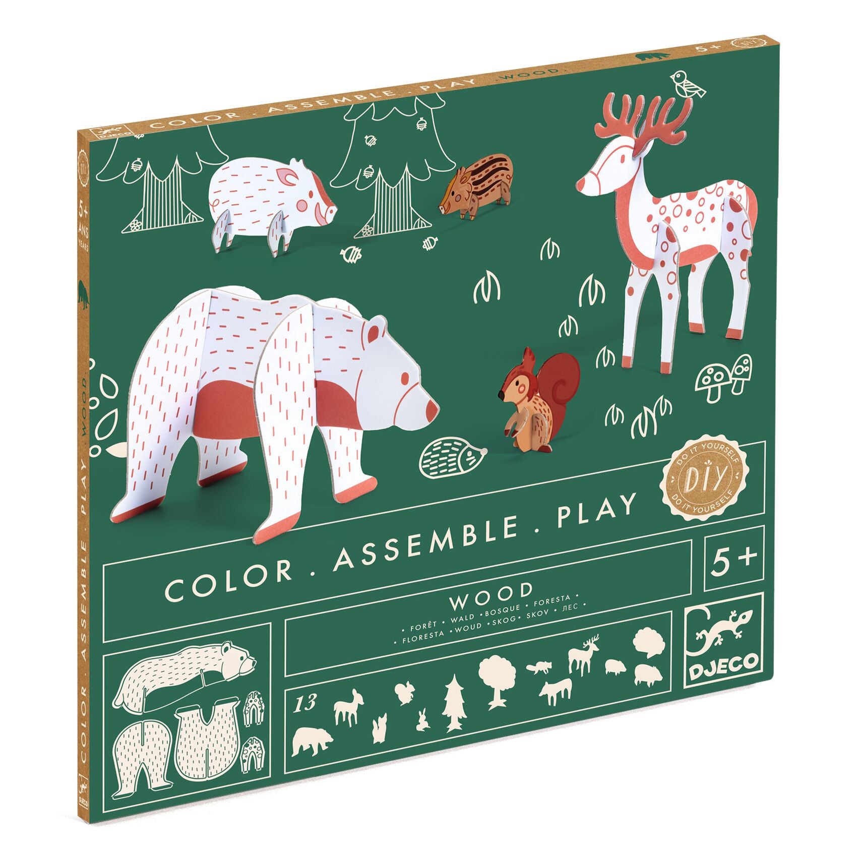 Wood - Color Assemble Play - Centroscuola