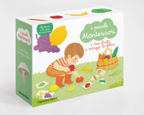 I piccoli Montessori - I miei frutti ortaggi di feltro