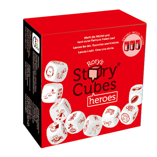 Rory's story cubes heroes - Rosso
