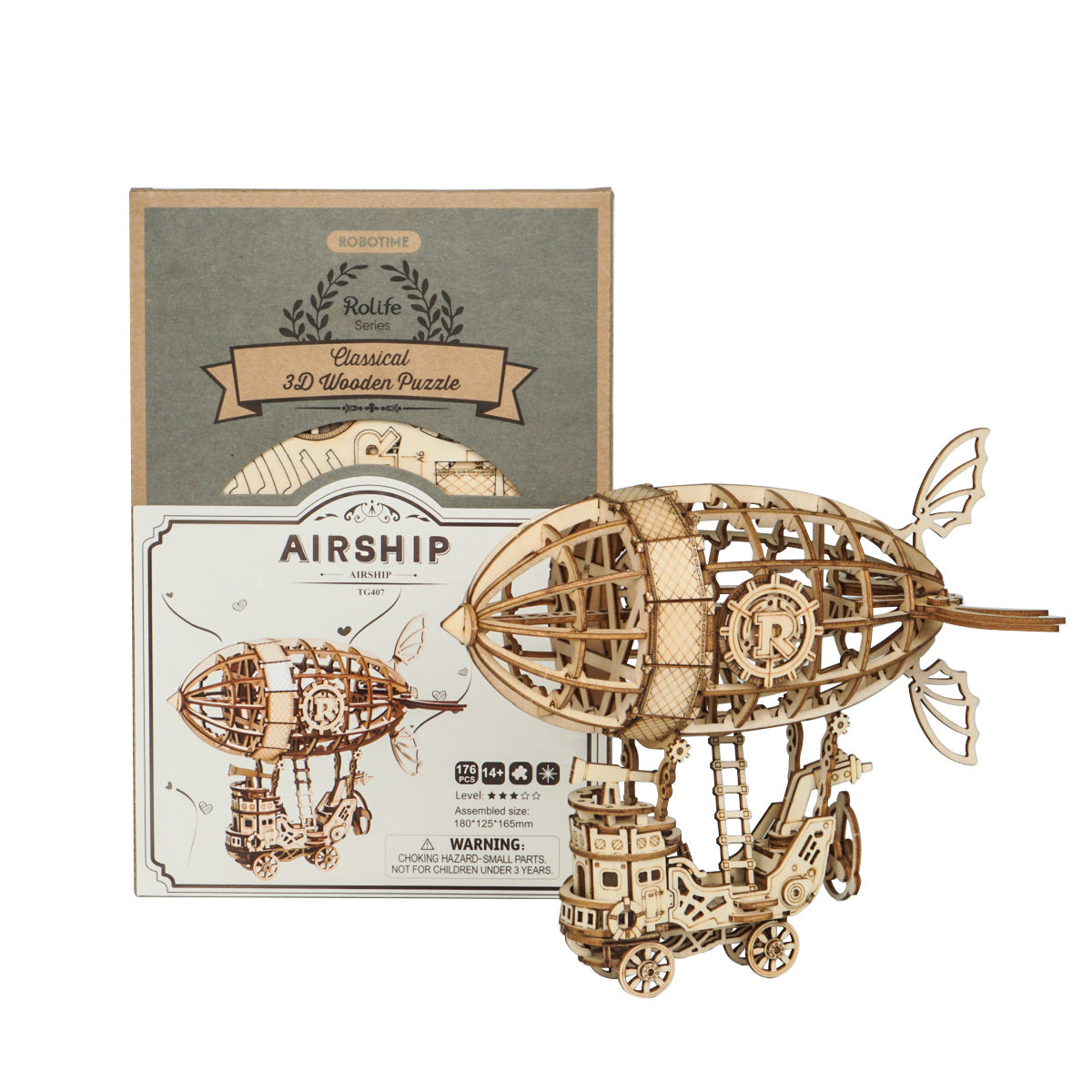 Rolife Wooden Puzzle 3D - Diversi soggetti - Centroscuola