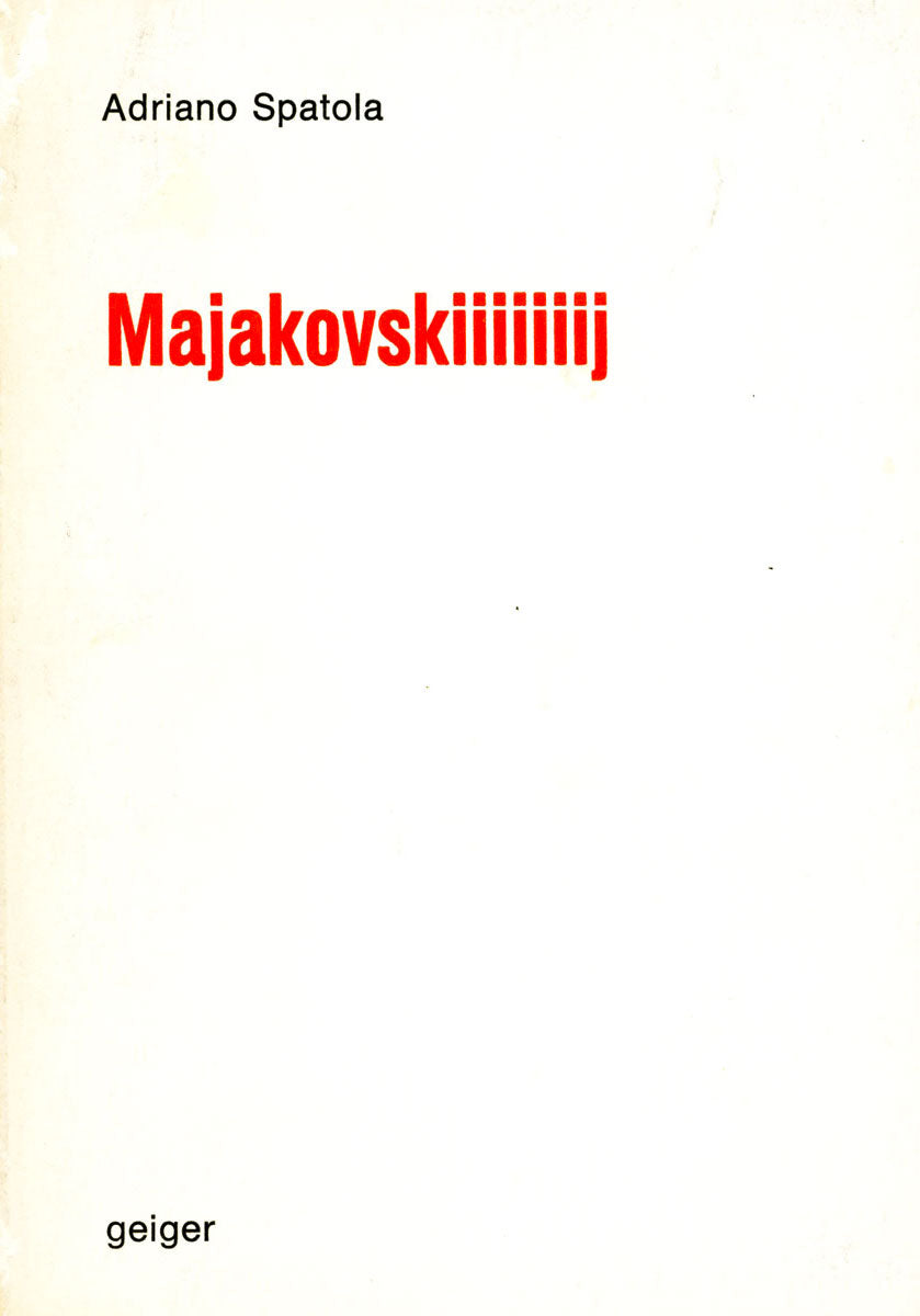 Majakovskiiiiiiij geiger poesia n. 9