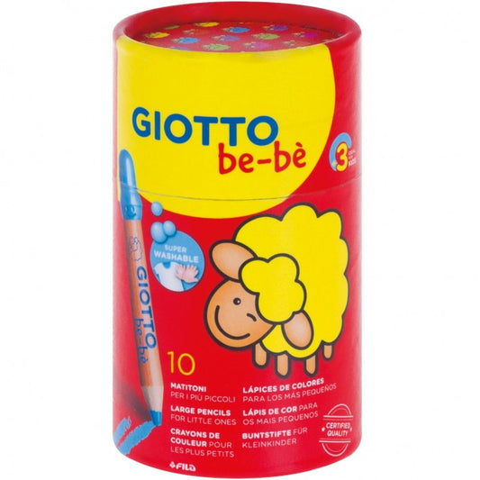 Pastelli Giotto Bebè barattolo 10 colori