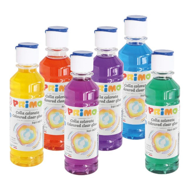 Colla Primo colorata ad acqua 240ml - Centroscuola