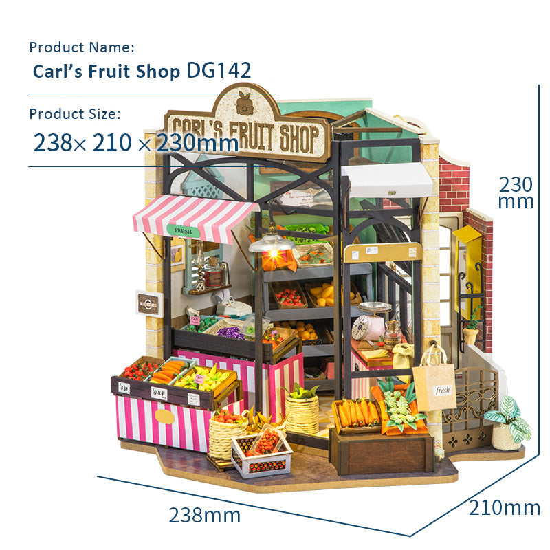 Miniature House - Carl's Fruit Shop