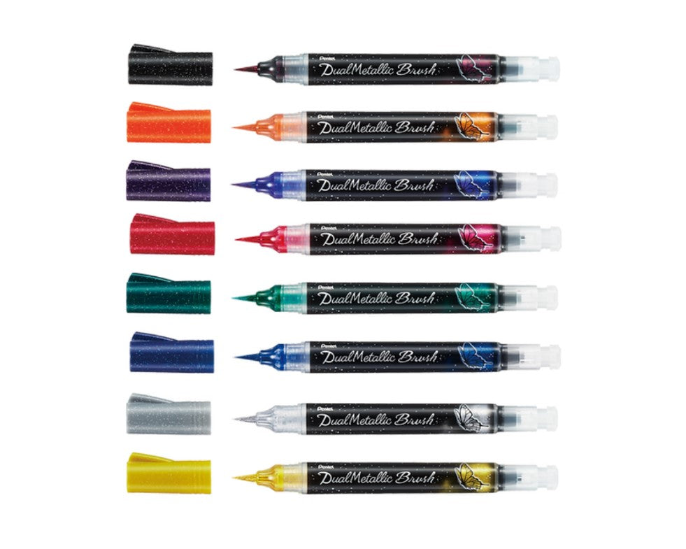 Pentel Dual Metallic Brush Pen - Centroscuola