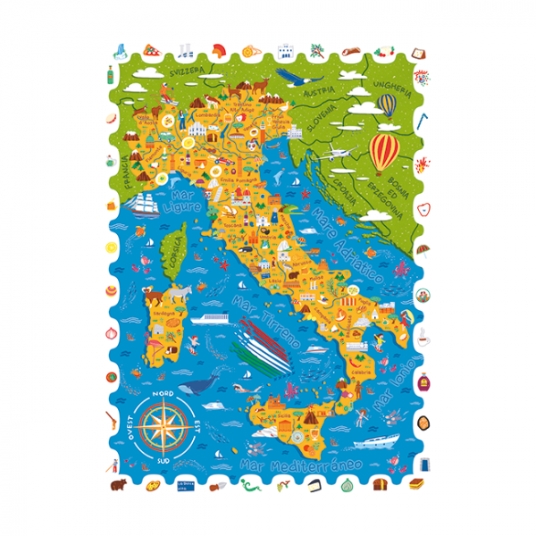 La mappa dell’Italia - Detective Puzzle