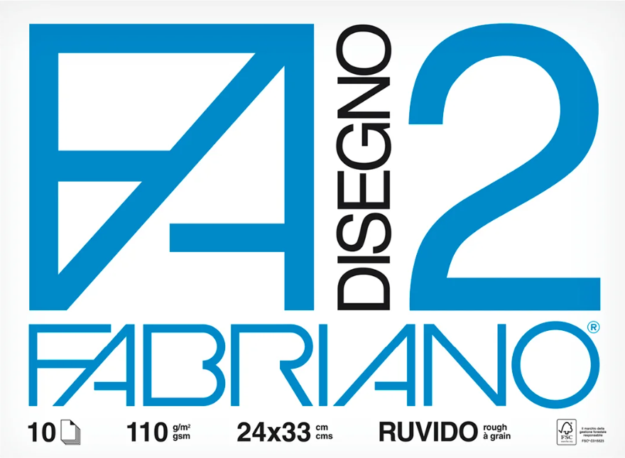 Album Fabriano F2 33x48 Riquadrato