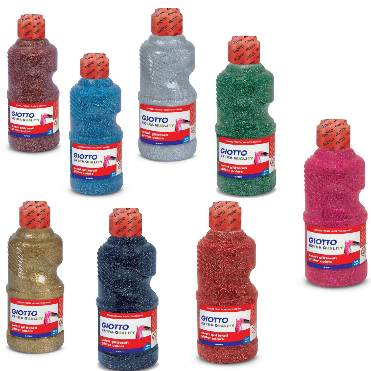 Tempera Giotto glitter 250ml - Centroscuola