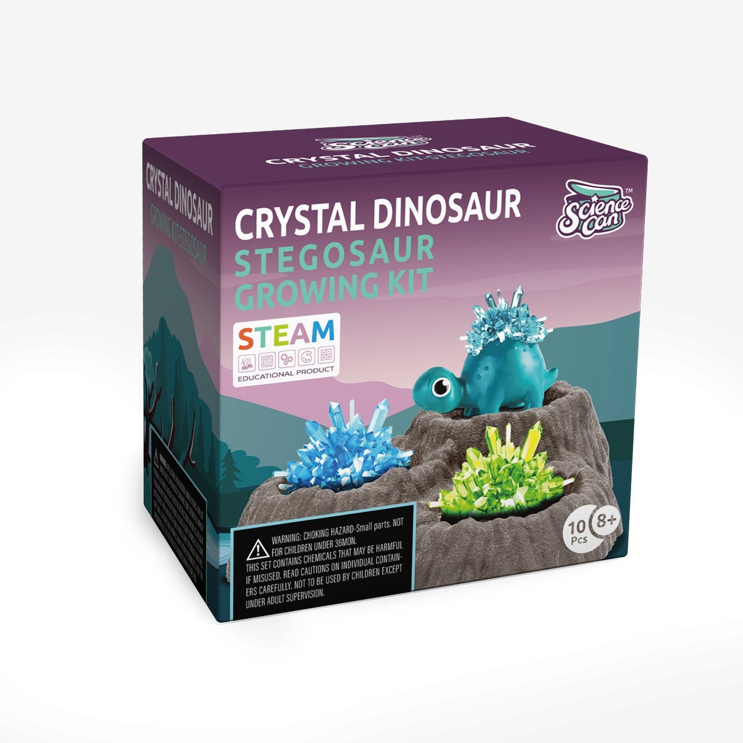 Kit Stegosauro - Cristalli di Dinosauro