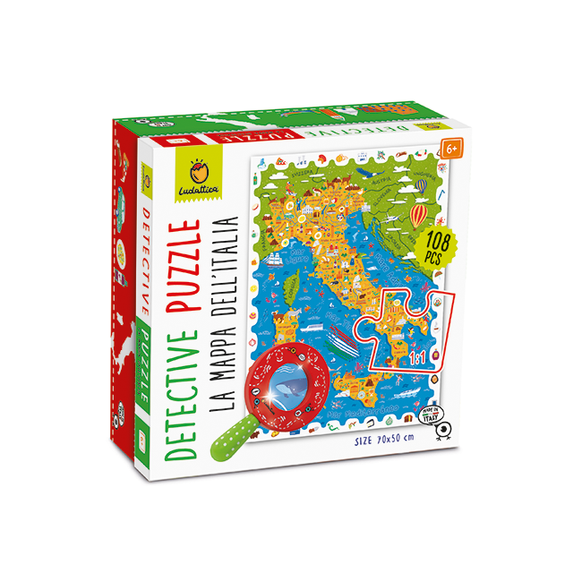 La mappa dell’Italia - Detective Puzzle