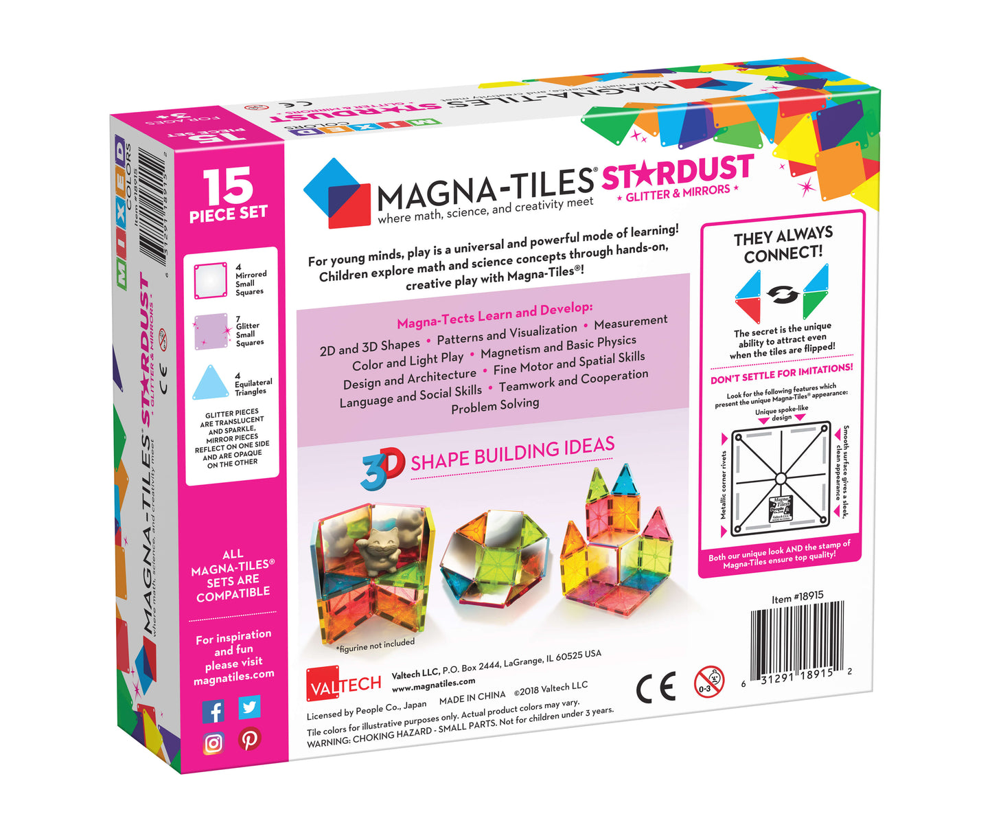 Gioco magnetico - Stardust - 15 pezzi - Centroscuola