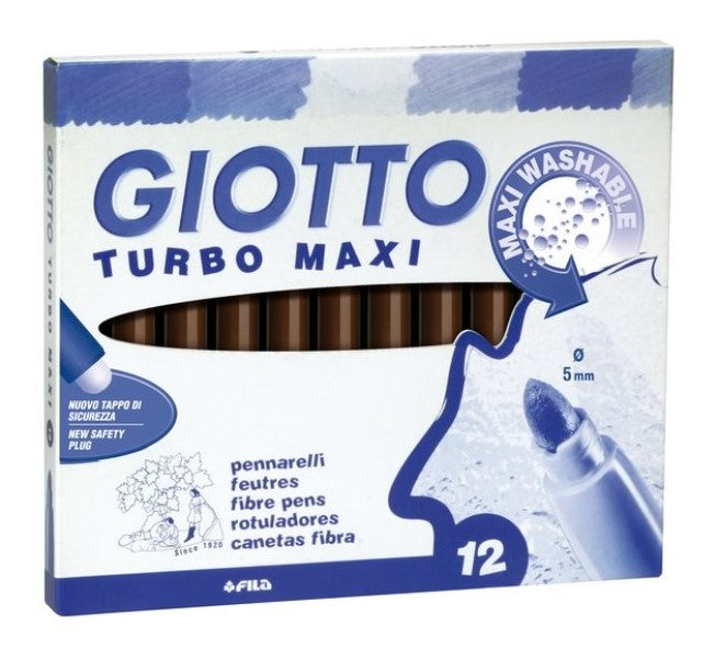 Pennarelli Giotto Turbomaxi Monocolore 12pz