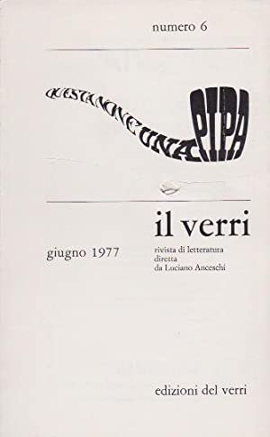 Rivista Il Verri - Sesta serie 1977 n 6