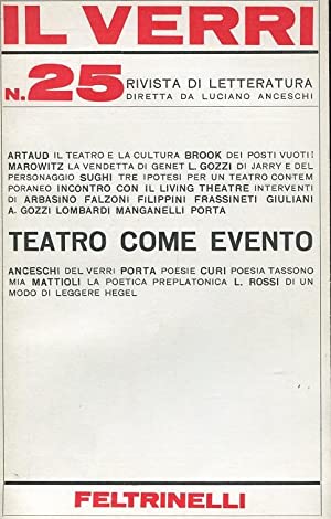 Rivista Il Verri - Quarta serie 1967 n 25