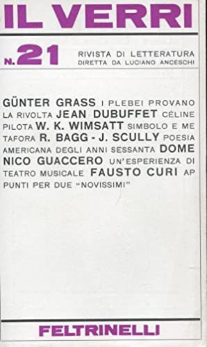 Rivista Il Verri - Nuova serie 1966 n 21