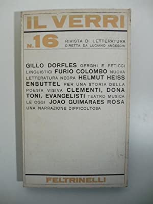 Rivista Il Verri - Nuova serie 1964 n 16