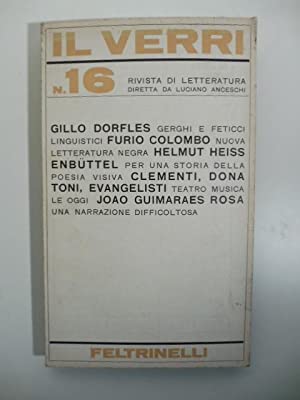 Rivista Il Verri - Nuova serie 1964 n 16 - Centroscuola