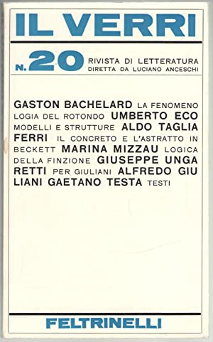 Rivista Il Verri - Nuova serie 1966 n 20