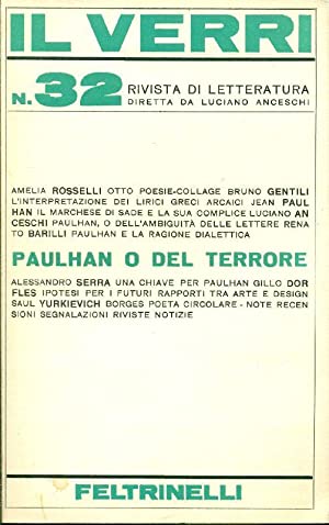 Rivista Il Verri - Quarta serie 1970 n 32