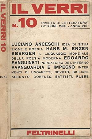 Rivista Il Verri - Nuova serie 1963 n 10