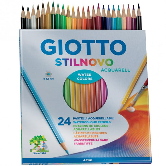 Pastelli acquerellabili Giotto Stilnovo 24pz