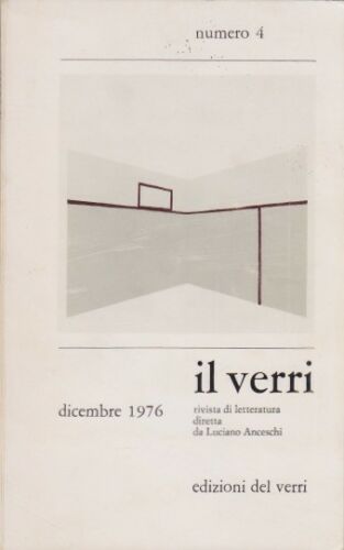 Rivista Il Verri - Sesta serie 1976 n 4 - Centroscuola