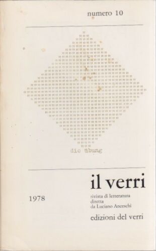 Rivista Il Verri - Sesta serie 1978 n 10